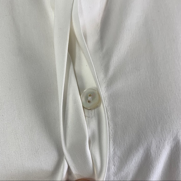 J. Jill White Button Up Shirt Collection Stretch Top Professional Cotton Preppy - Picture 11 of 12